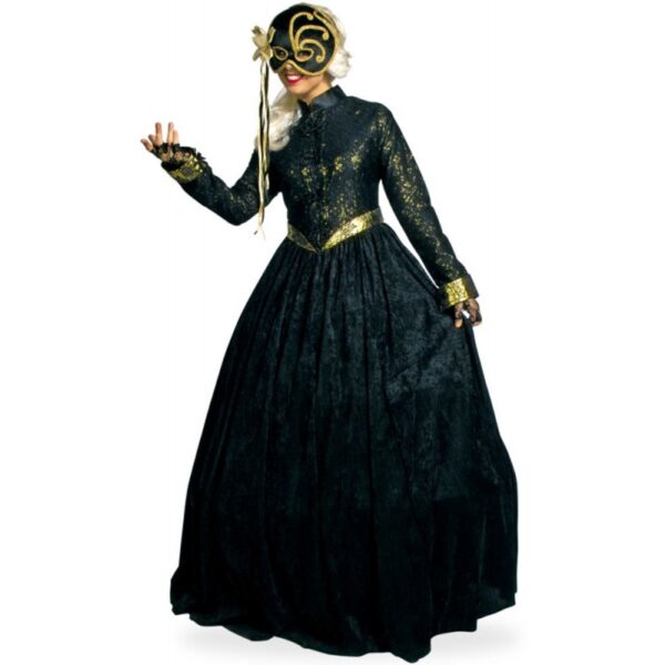 Pompöses Maskenball Kleid für Damen-Damen 46