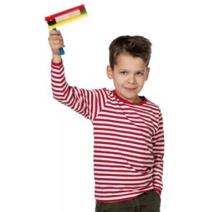 Roter Ringelpullover für Kinder-Kinder 164