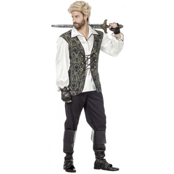 Seeräuber Francis Barock Pirat Kostüm-Herren 60