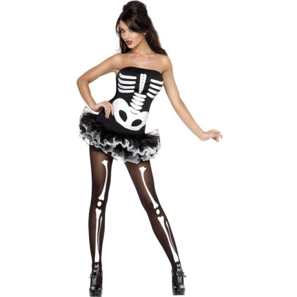Sexy Bones Skelett Kostüm-L