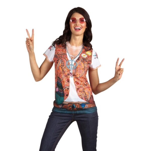 Hippie Lady Shirt Deluxe-L