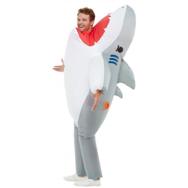 Shark Attack Kostüm aufblasbar-Einheitsgröße (S-L)