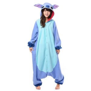 Kigurumi Stitch Kostüm für Erwachsene-M/L