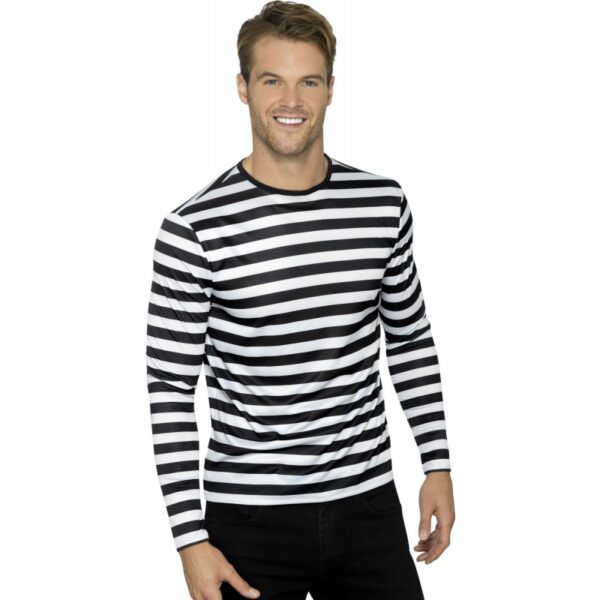 Stripy Ringelshirt schwarz-weiß unisex-S