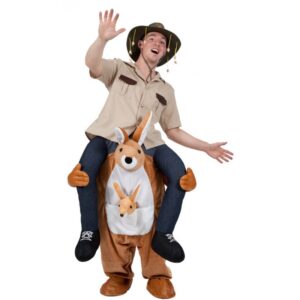 Ranger auf Känguru Huckepack Kostüm-Einheitsgröße (S-L)