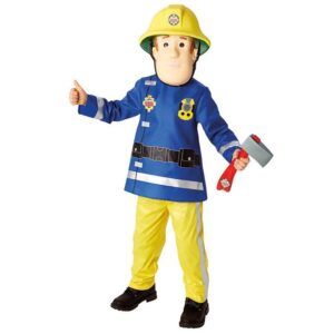 Feuerwehrmann Sam Kinderkostüm Deluxe-M