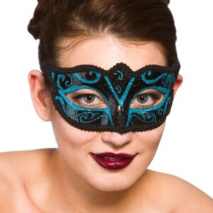 Verona Augenmaske schwarz-blau