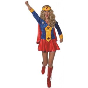 Wondergirl Superheldin Damenkostüm-Damen 34