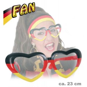 Deutschland Riesen Herzbrille