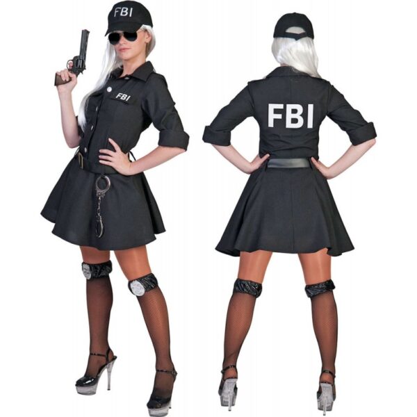 FBI Special Agent Lady Damenkostüm-Damen 44/46