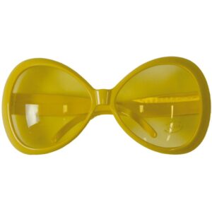 70s Disco Sonnenbrille gelb