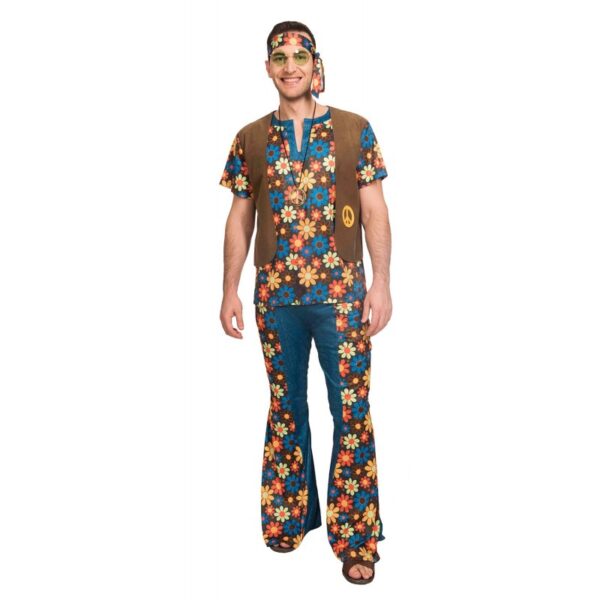 70er Jahre Hippie Groovy Herren Kostüm-M/L