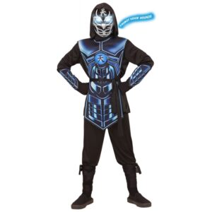 Blue Cyber Ninja Kostüm für Kinder-Kinder 14-16