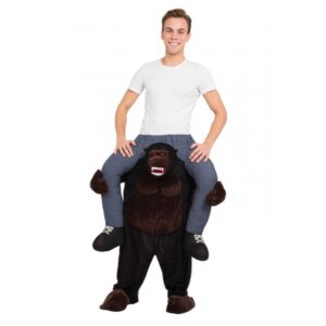 Gibbo Gorilla Huckepack Kostüm-Einheitsgröße (S-L)