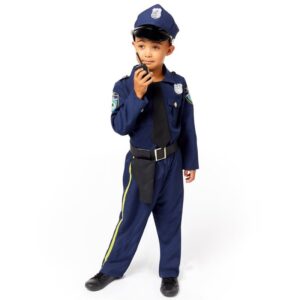 Polizist Philipp Kinderkostüm-Kinder 8-10 Jahre