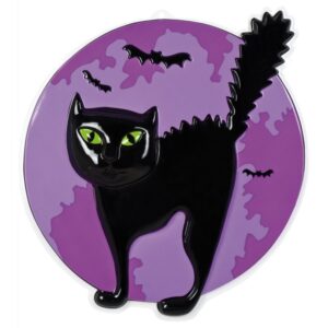 Schwarzer Kater Halloween Dekoration