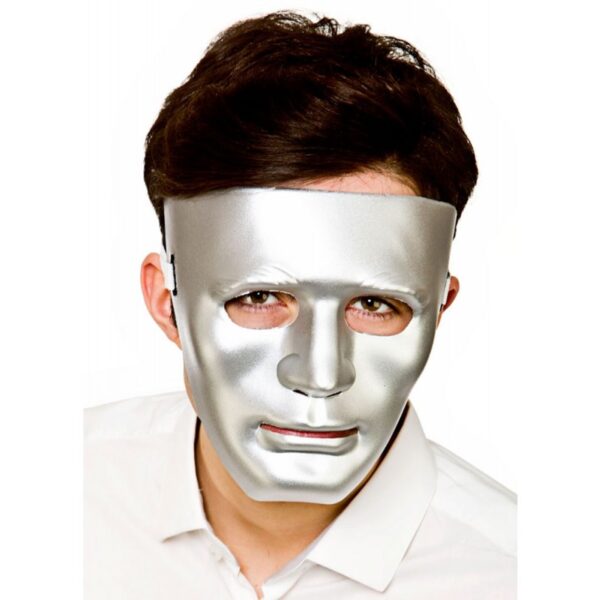 Silverstar Robot Maske