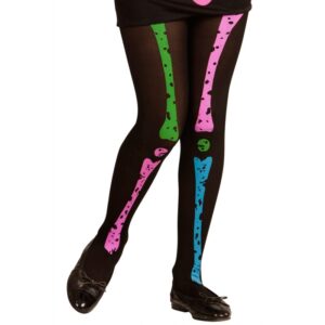 Neon Skeleton Strumpfhose 70DEN