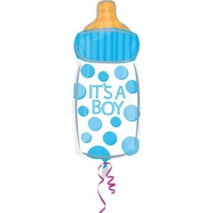 Babyflasche Folienballon It's a Boy